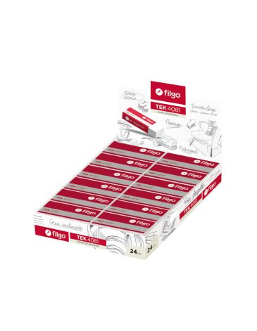 Goma de borrar Tek 4081 / Display 24 FILGO