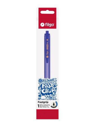 Boligrafo Retractil Fastgrip 1.0 Pack x1 Azul FILGO