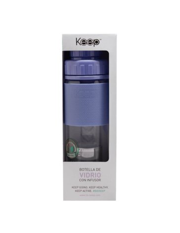 Botella Vidrio Infusor 410ml - Keep