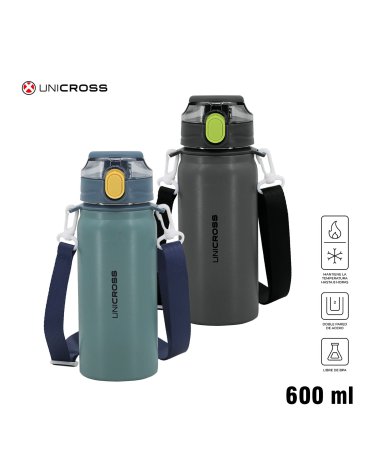 BOTELLA TERMICA  600 ML UNICROSS
