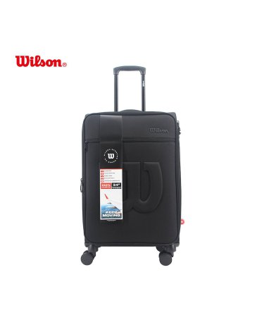 SET VALIJAS NEGRAS 20'' 24'' Y 28''  Tela - WILSON