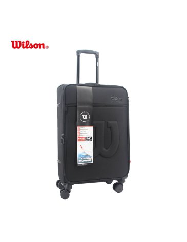 SET VALIJAS NEGRAS 20'' 24'' Y 28''  Tela - WILSON