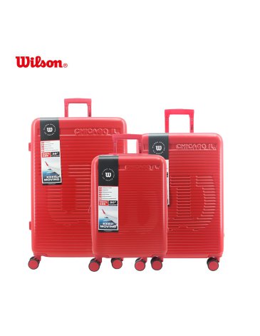 SET VALIJAS ABS ROJO 20