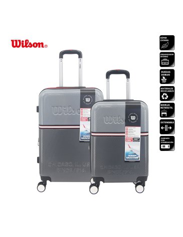 Set Valijas abs 20'' 24'' WILSON