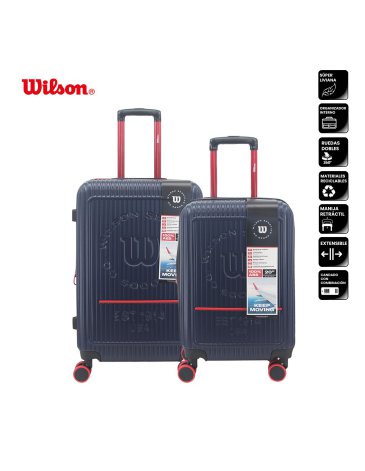 Venta por Mayor y Catalogo Set de Valija 20'' 24''  WILSON