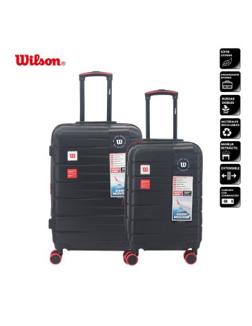 Set valijas abs 20'' 24'' WILSON