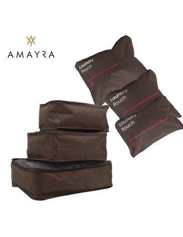 ORGANIZADOR DE VIAJE  6 PIEZAS - AMAYRA