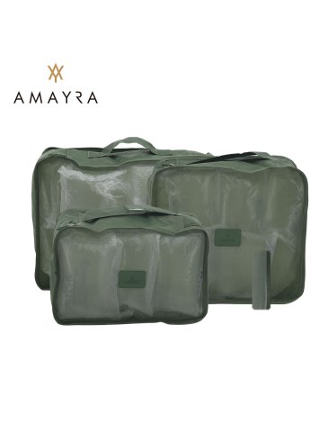 ORGANIZADOR DE VIAJE  6 PIEZAS - AMAYRA