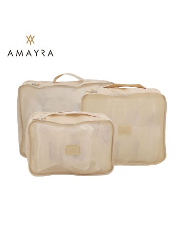 ORGANIZADOR DE VIAJE  3 PIEZAS - AMAYRA