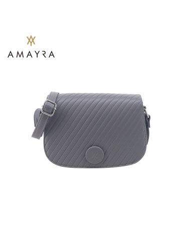 CARTERA  GRIS OSCURO AMAYRA