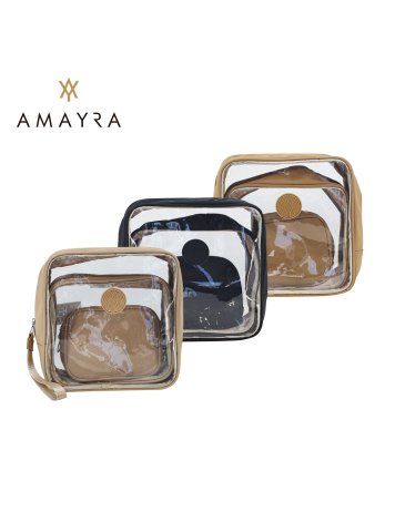 PORTACOSMETICOS SET x 3 AMAYRA