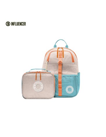 Set mochila 18'' + lunchera INFLUENCER