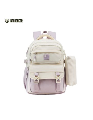 Mochila 18'' con cartuchera - INFLUENCER
