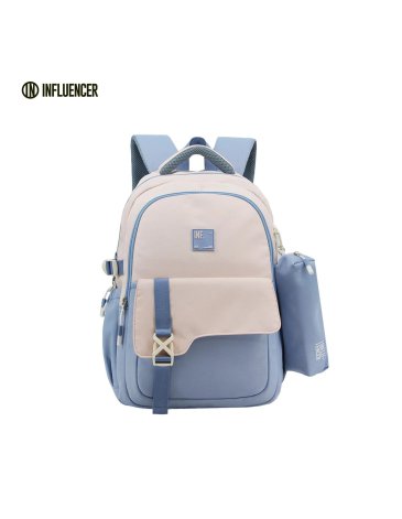 Mochila 18'' con cartuchera - INFLUENCER