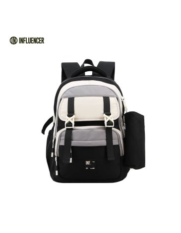 Mochila 18'' con cartuchera - INFLUENCER