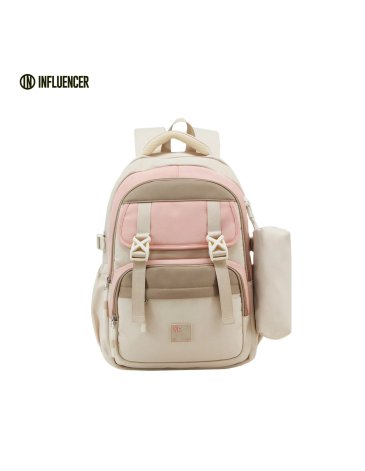 Mochila 18'' con cartuchera - INFLUENCER