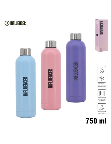 Botella Termica 750 ML INFLUENCER