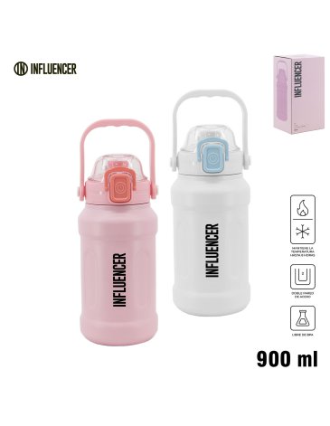 Botella termica 900ml INFLUENCER