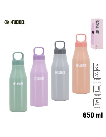 Botella Termica 650 ML INFLUENCER