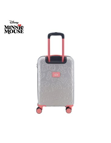 VALIJA CARRY ON 20'' ABS+UV PLATEADA MINNIE - DISNEY
