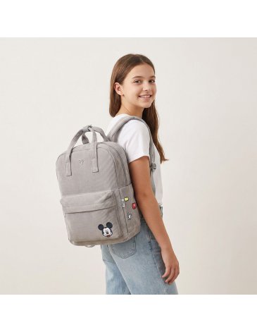 MOCHILA CORDEROY MICKEY - DISNEY