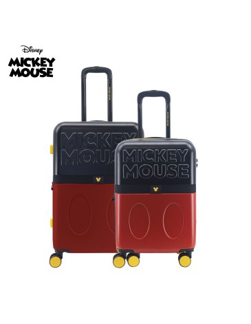 SET VALIJAS 20'' 24'' ABS/PC RO/NE MICKEY - DISNEY