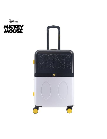 SET VALIJAS 20'' 24'' ABS/PC  MICKEY  Negro  y Blanco - DISNEY