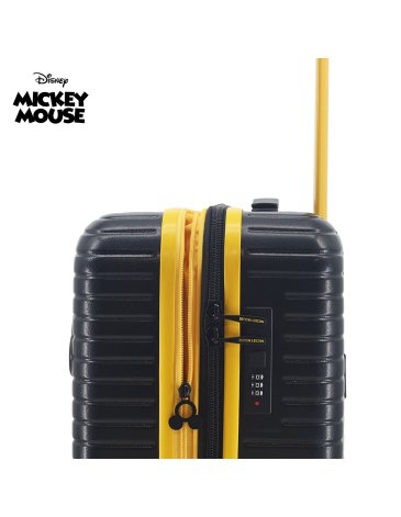 VALIJA CARRY ON 20'' ABS+UV NEGRA MICKEY - DISNEY