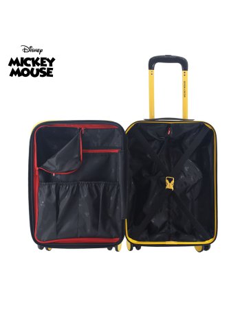 VALIJA CARRY ON 20'' ABS+UV BLANCA MICKEY - DISNEY