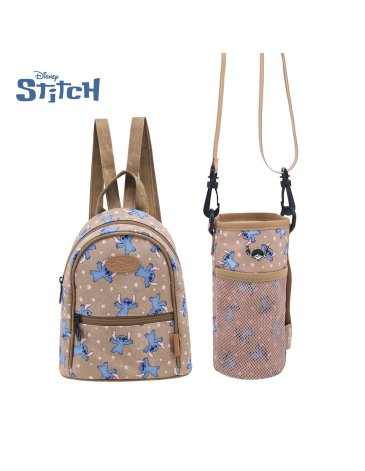 Mochila y Porta Botella Stitch - DISNEY