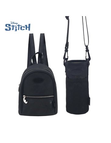 Mochila y Porta Botella Stitch - DISNEY