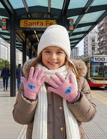 GUANTES INFANTIL DE  STITCH DISNEY