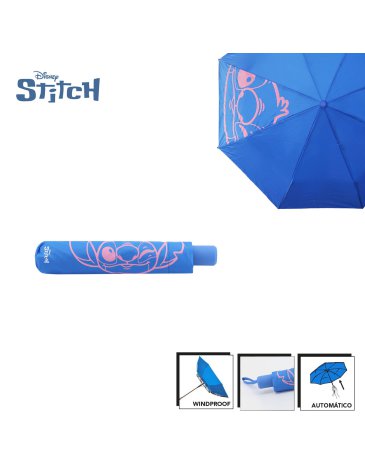 PARAGUAS MANUAL  STITCH DISNEY