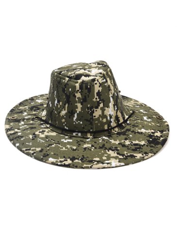 Sombrero Camping Camuflado C/sujetador - Wanderlust