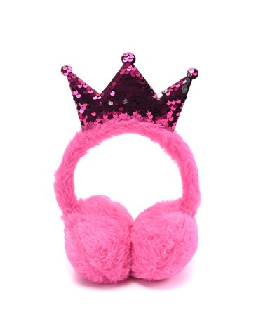 Orejera infantil corona con lentejuelas SKORA
