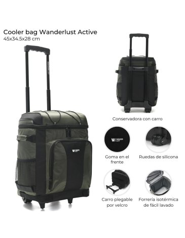 Cooler Bag con carro Plegable Wanderlust
