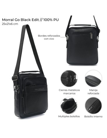 Morral Go Black PU Wanderlust