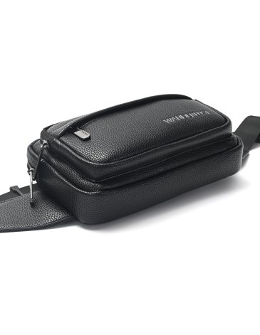 Riñonera Go Black PU - Wanderlust