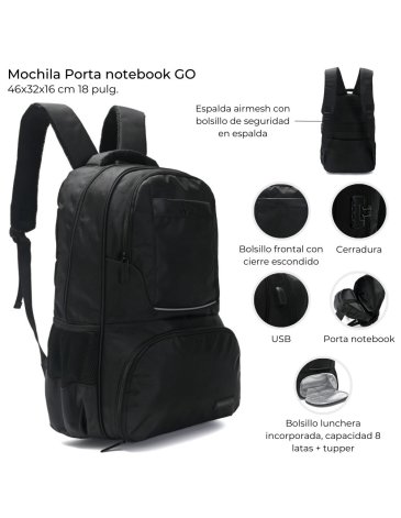 Mochila Portanotebook 18'' - Wanderlust