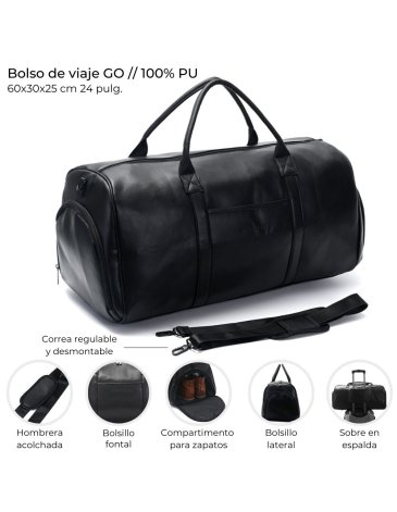 Bolso de Viaje PU - Wanderlust