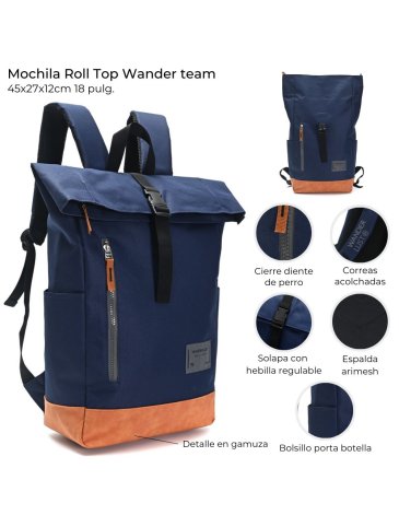 Mochila Roll Top Wander 18