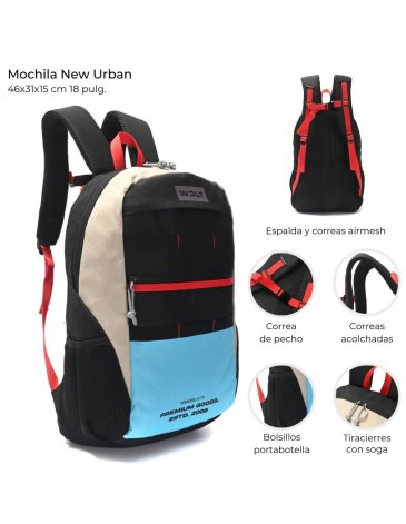 Mochila New Urban 18