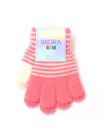 Guante infantil con rayas - SKORA