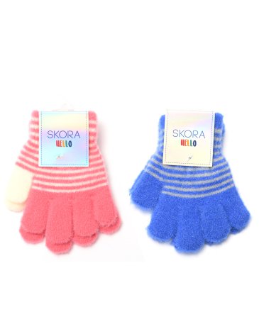 Guante infantil con rayas - SKORA