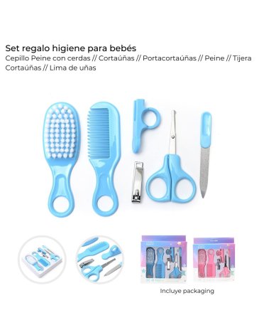 Set regalo higiene para bebes x 6 u  Skora