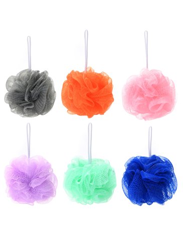 Esponja de baño esfoliante pompon - SKORA