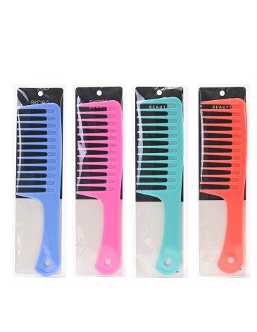 Peine desenredante liso con mango - Skora