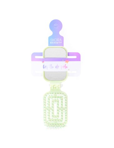 Cepillo plegable rectangular desenredante - Skora