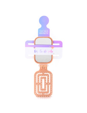 Cepillo plegable rectangular desenredante - Skora