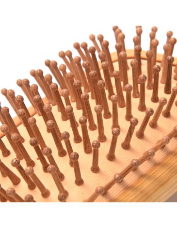 Cepillo cuadrado desenredante de bambu - Skora